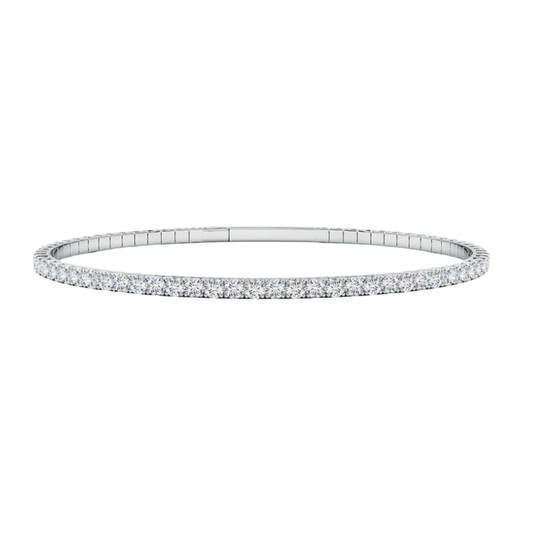 2CT Halfway Flex Bangle